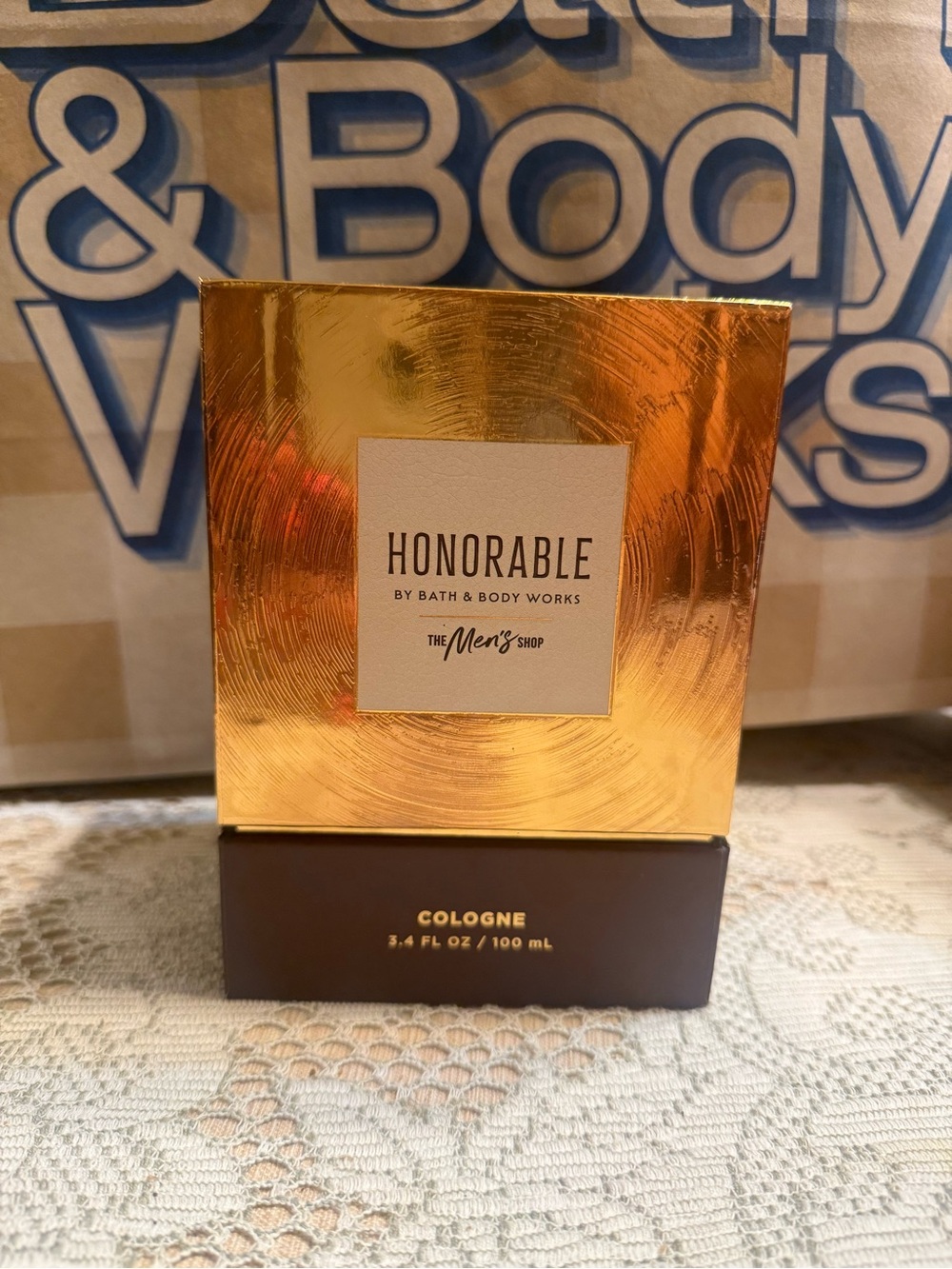 Bath & Body Works Honorable Men's Cologne - Gold and Brown